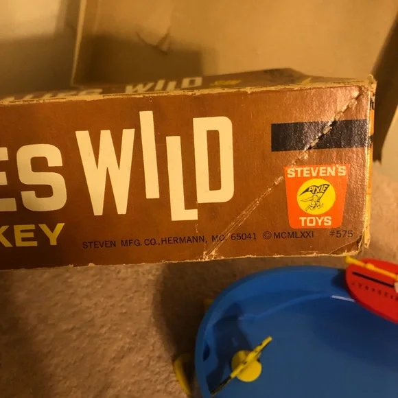 Vintage 1971 Steven’s Goalies Wild Ice Hockey Game #575 Complete W/Instructions